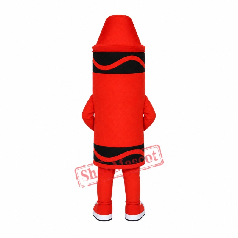 Red Crayola Mascot Costume