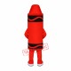 Red Crayola Mascot Costume