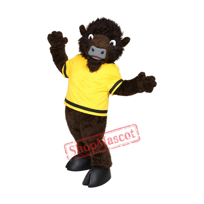 Wild Buffalo Mascot Costume Wild Buffalo Mascot Costume