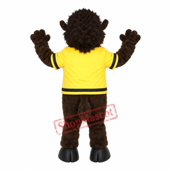 Wild Buffalo Mascot Costume Wild Buffalo Mascot Costume