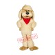 Cute Lightweight Yellow Dog Mascot Costume