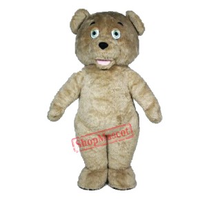 The Shaggy Teddy Bear Mascot Costume