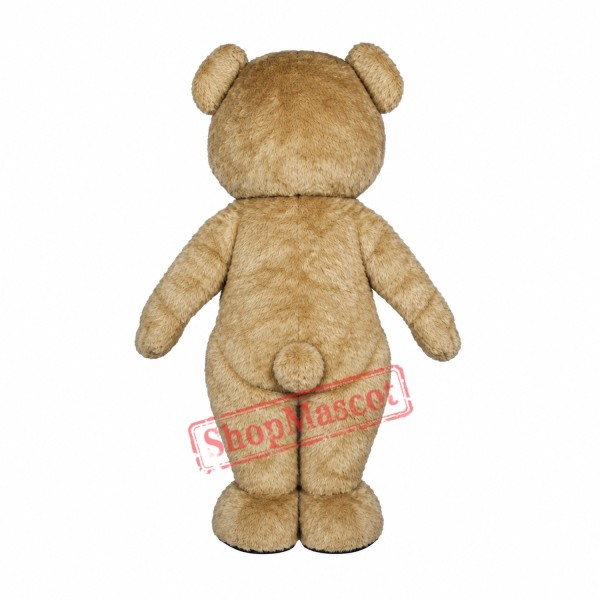 The Shaggy Teddy Bear Mascot Costume The Shaggy Teddy Bear Mascot Costume