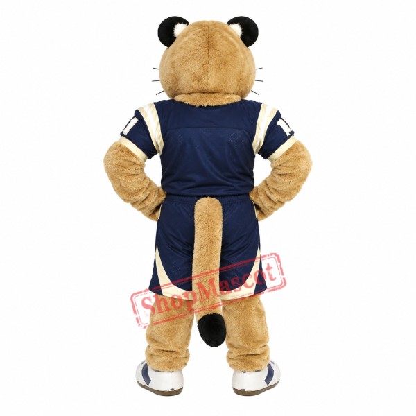 University Golden Panther Mascot Costume University Golden Panther Mascot Costume