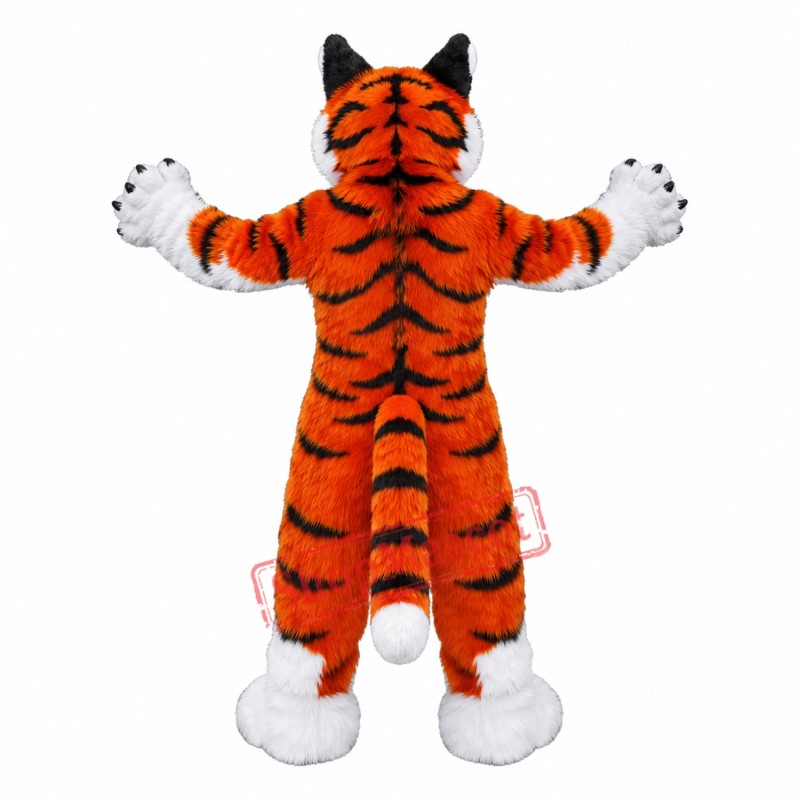 High Quality Furry Tiger Mascot Costume High Quality Furry Tiger Mascot Costume