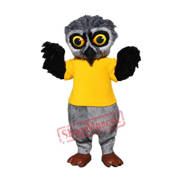 High Quality Furry Owl Mascot Costume