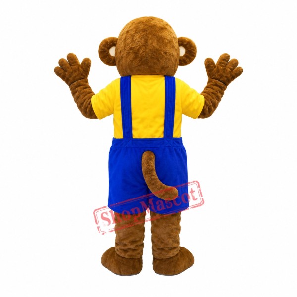 Adult Happy Monkey Mascot Costume