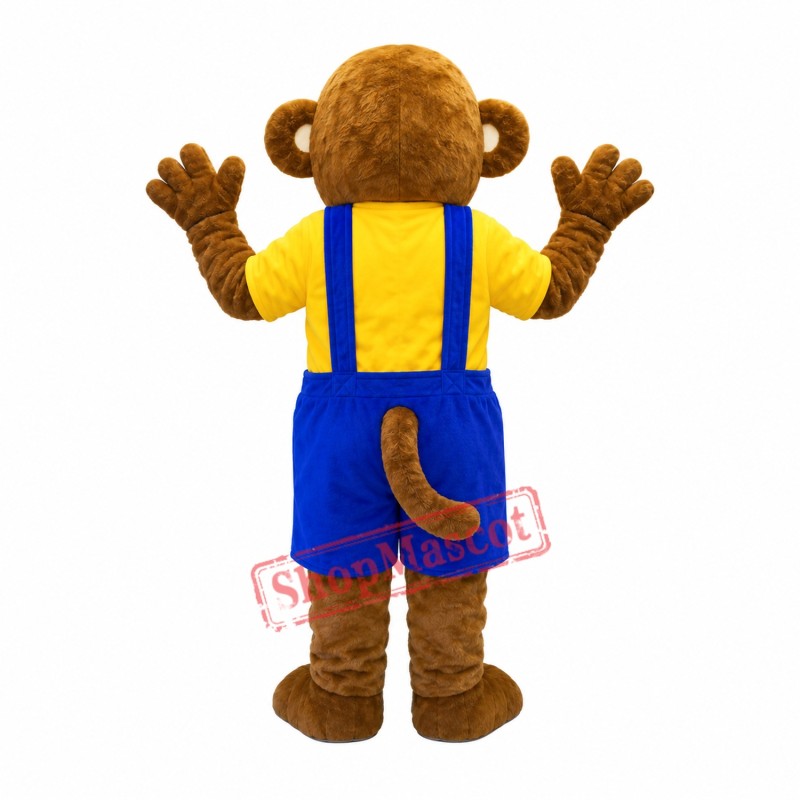 Adult Happy Monkey Mascot Costume Adult Happy Monkey Mascot Costume