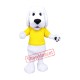 Cute White Dog Mascot Costume Free Shipping