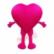 Pink Heart Mascot Costume Pink Heart Mascot Costume