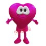 Pink Heart Mascot Costume