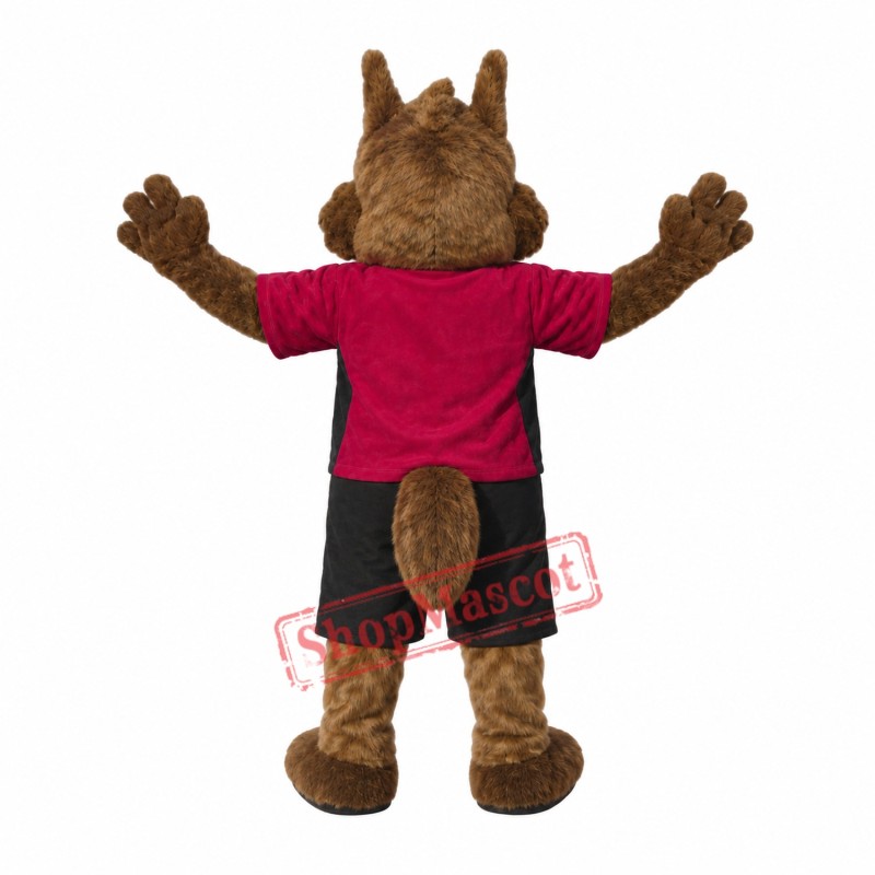 Cute Sport Squirrel Mascot Costume