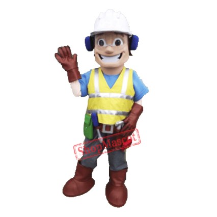 High Quality Builder Mascot Costume