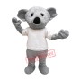 Cute Furry Koala Mascot Costume