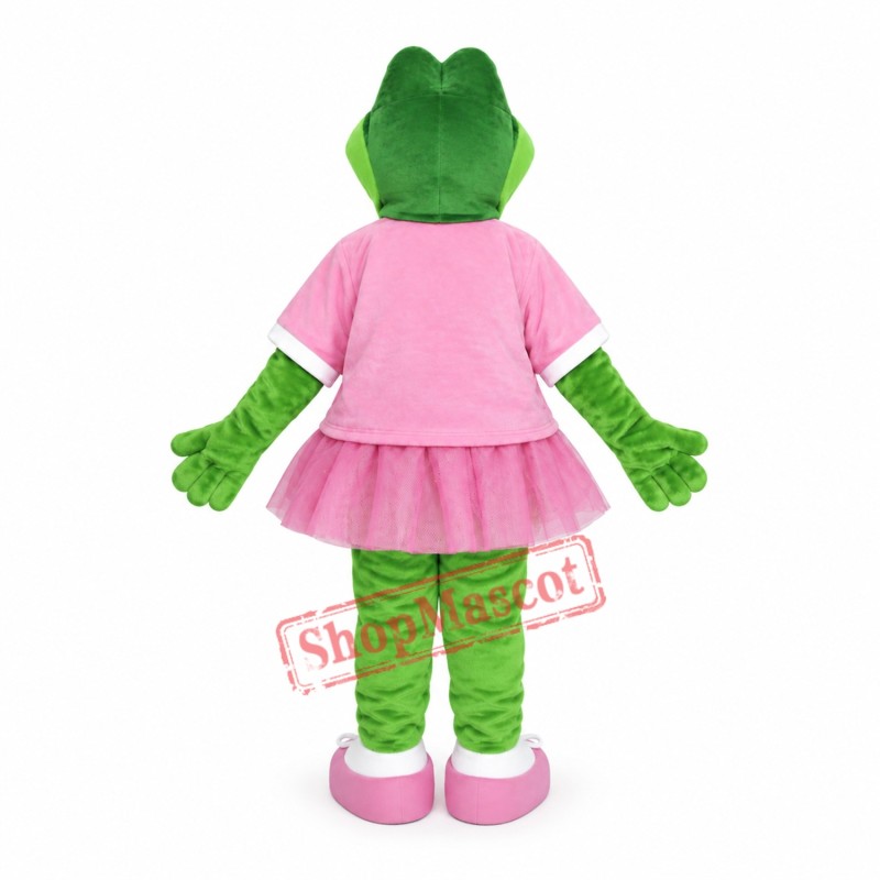 Beautiful Alice Alligator Mascot Costume Beautiful Alice Alligator Mascot Costume