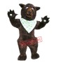 Brown Fluffy Bear Mascot Costume
