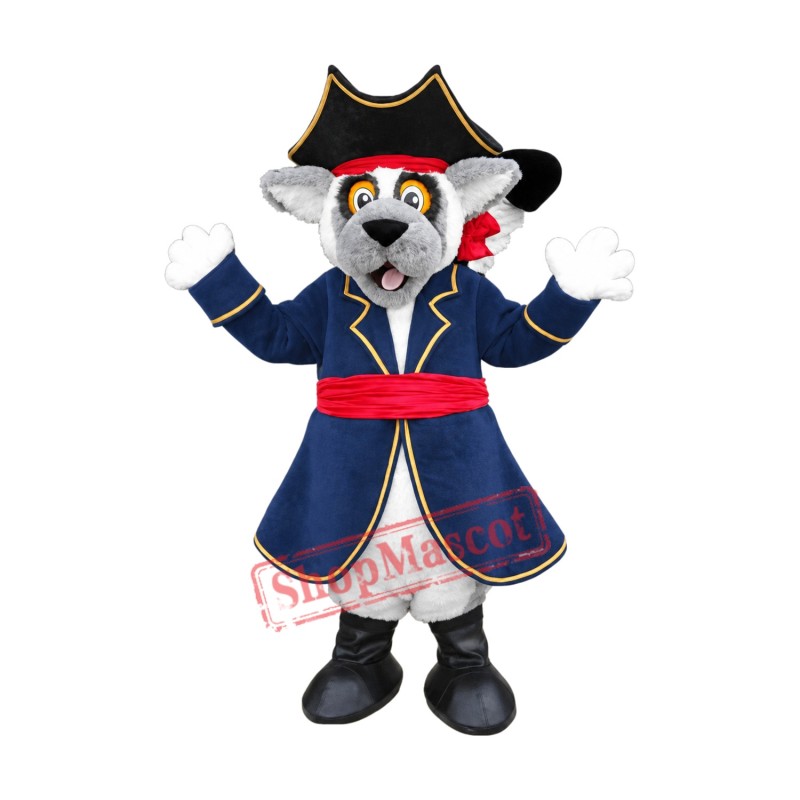Pirate Lemurs Mascot Costume Pirate Lemurs Mascot Costume