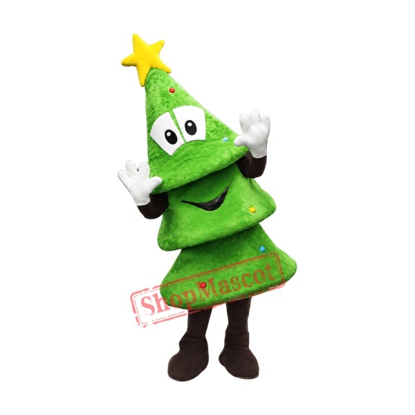 High Quality Christmas Tree Mascot Costume 