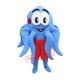 Blue Octopus Mascot Costume Blue Octopus Mascot Costume