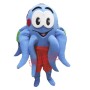 Blue Octopus Mascot Costume