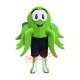 Green Octopus Mascot Costume Green Octopus Mascot Costume