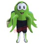 Green Octopus Mascot Costume