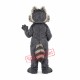 Grey Fluffy Wolf Mascot Costume