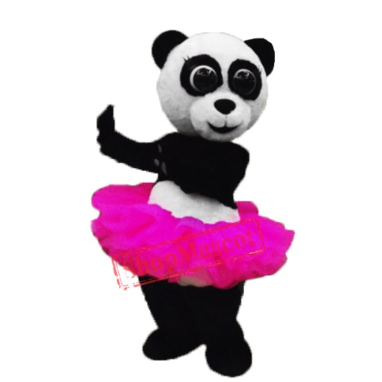 Ballet Panda Mascot Costume