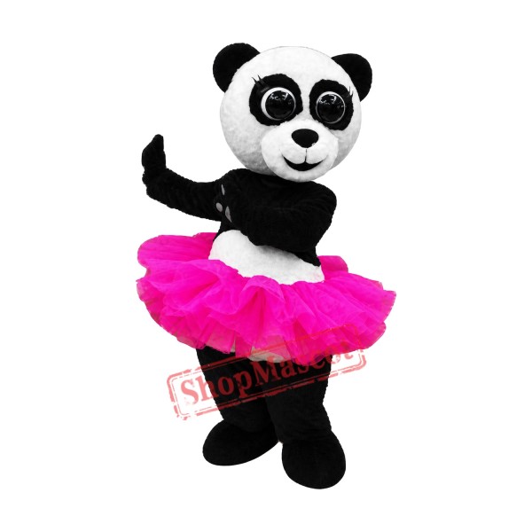 Ballet Panda Mascot Costume