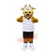 Brown Fluffy Cow Mascot Costume