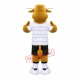 Brown Fluffy Cow Mascot Costume