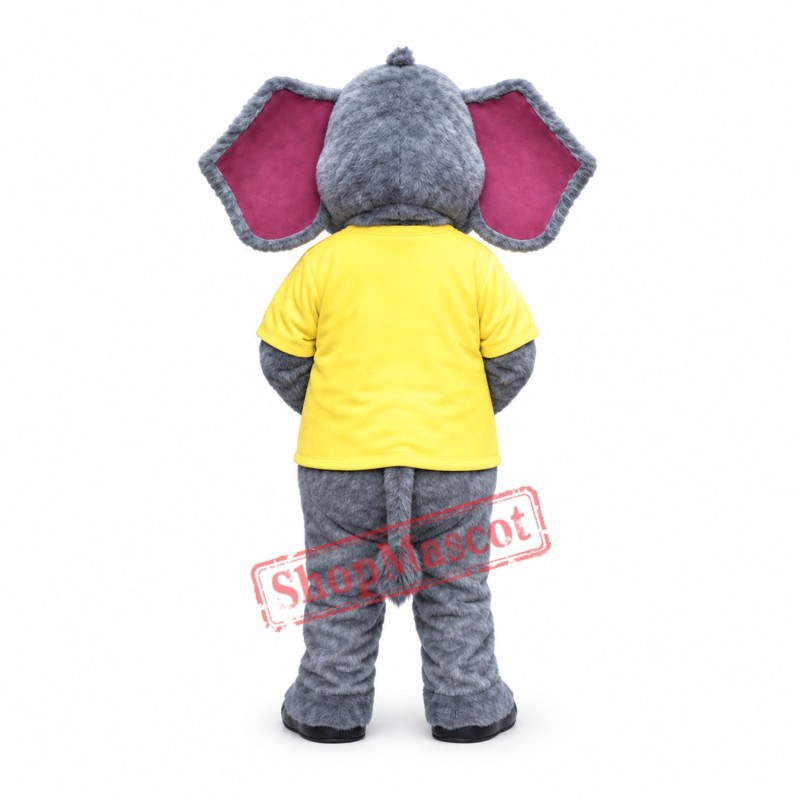 Cute Fluffy Elephant Mascot Costume Cute Fluffy Elephant Mascot Costume