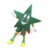 Green Star Mascot Costume