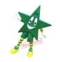 Green Star Mascot Costume