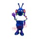 Blue Butterfly Mascot Costume Blue Butterfly Mascot Costume