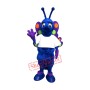 Blue Butterfly Mascot Costume