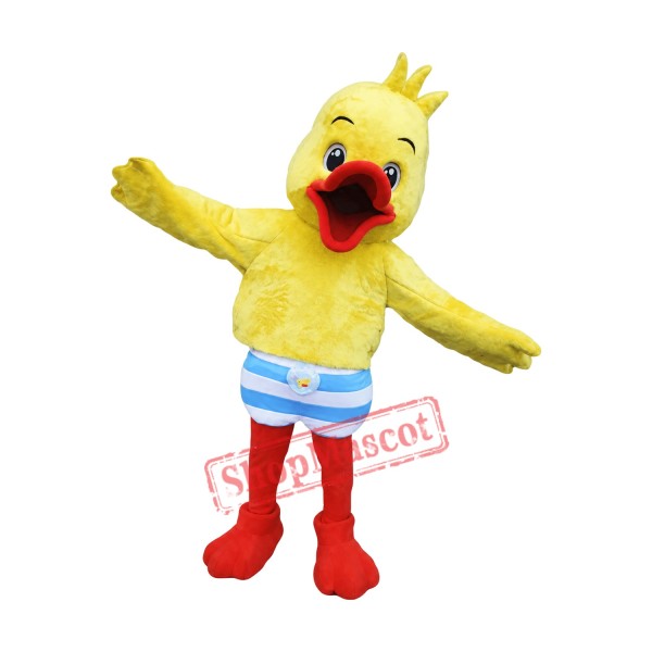 High Quality Furry Duck Mascot Costume