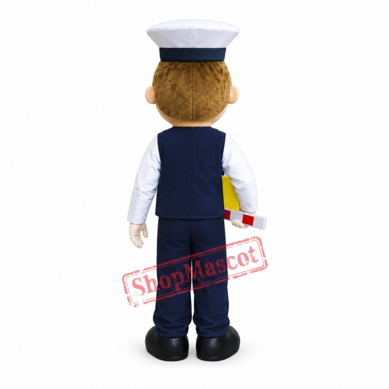 Car Park Attendant Mascot Costume Car Park Attendant Mascot Costume