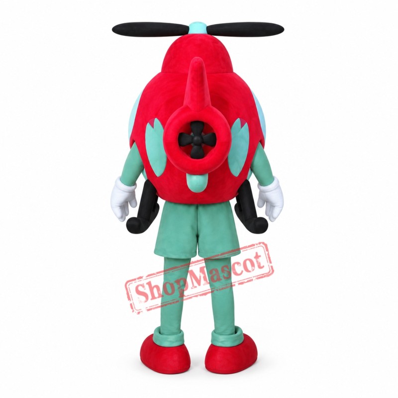 Helicopter Mascot Costume Helicopter Mascot Costume