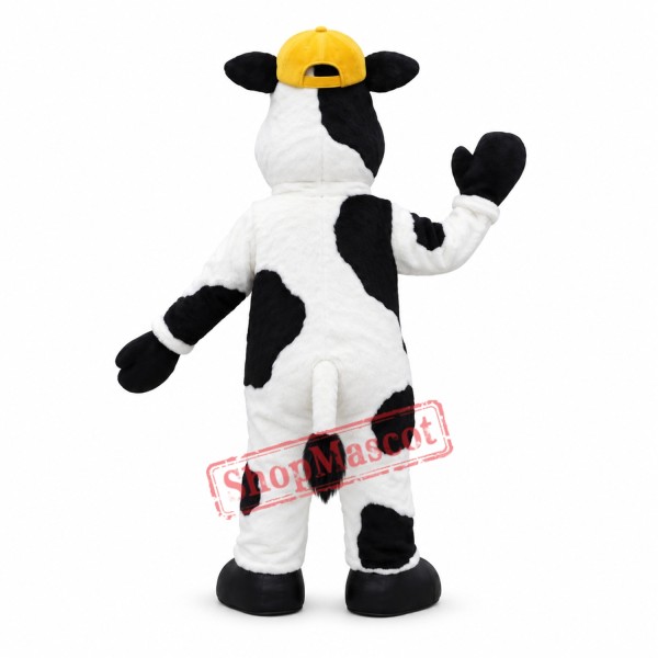 High Quality Furry Cow Mascot Costume