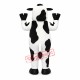 White & Black & Pink Cow Mascot Costume White & Black & Pink Cow Mascot Costume