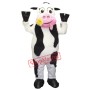 White & Black & Pink  Cow Mascot Costume