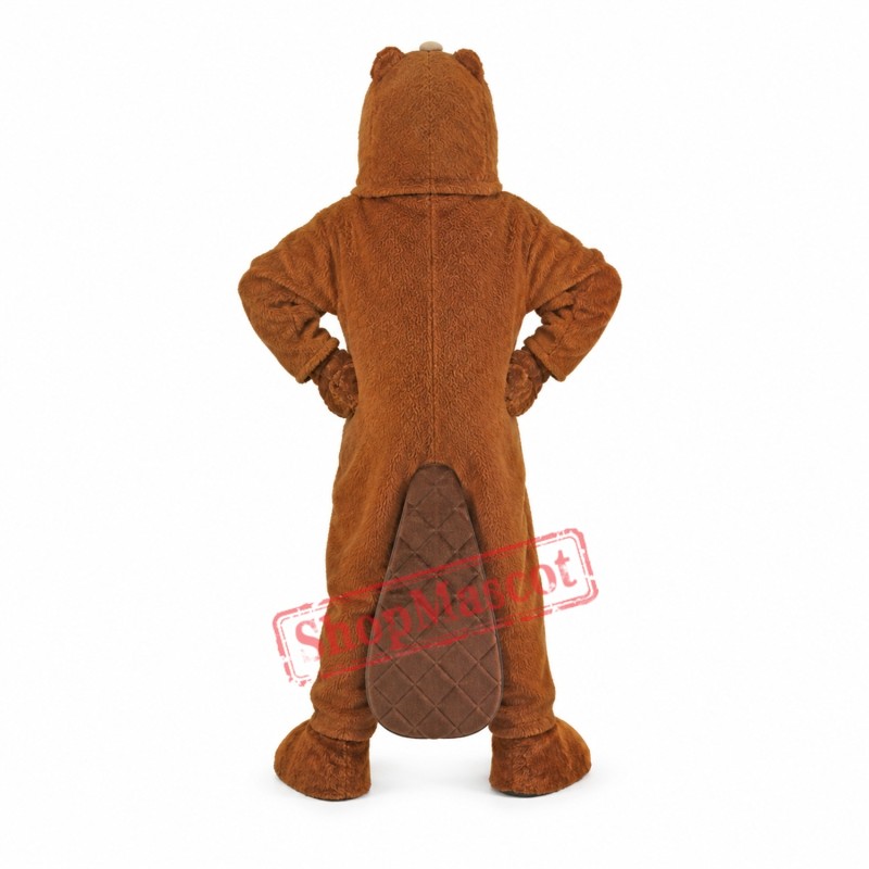 Deluxe Beaver Mascot Costume