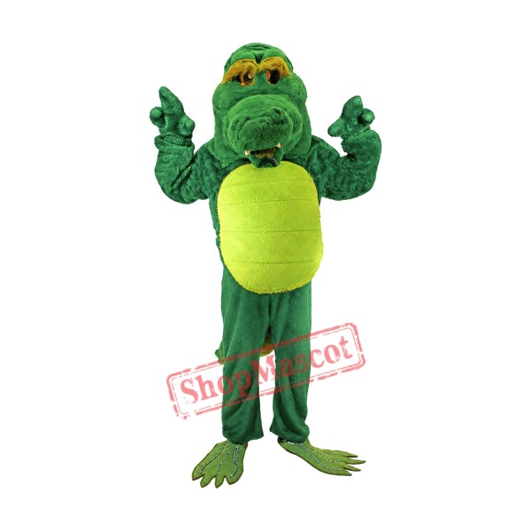 Old Alligator Mascot Costume