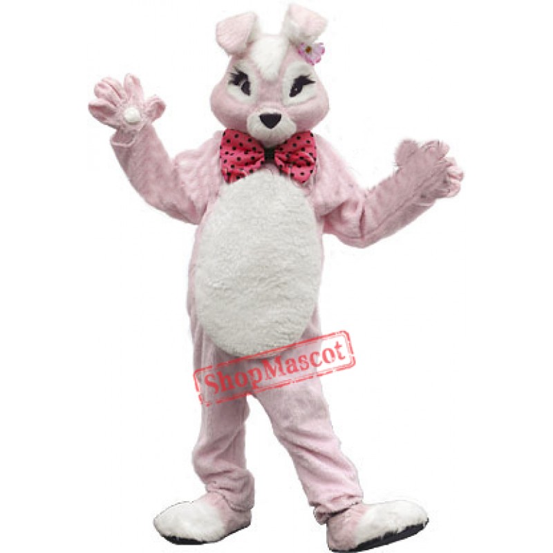 Deluxe Pink Bunny Rabbit Mascot Costume