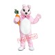 Deluxe Pink Bunny Rabbit Mascot Costume Free Shipping Deluxe Pink Bunny Rabbit Mascot Costume Free Shipping