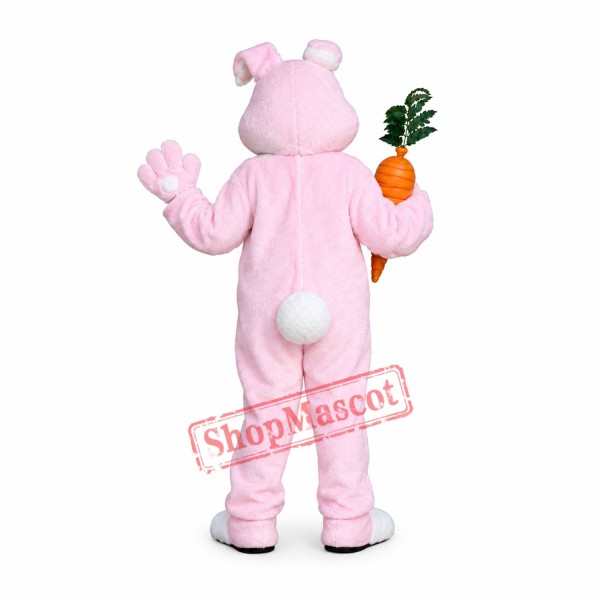 Deluxe Pink Bunny Rabbit Mascot Costume Free Shipping Deluxe Pink Bunny Rabbit Mascot Costume Free Shipping
