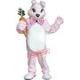 Deluxe Pink Bunny Rabbit Mascot Costume Free Shipping