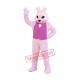 Deluxe Pink Rabbit Mascot Costume