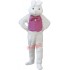 Deluxe White Bunny Rabbit Mascot Costume